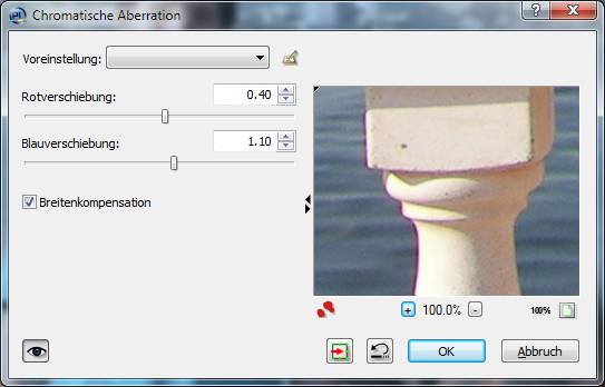 Chromatische Aberration