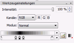 Werkzeugeinstellungen