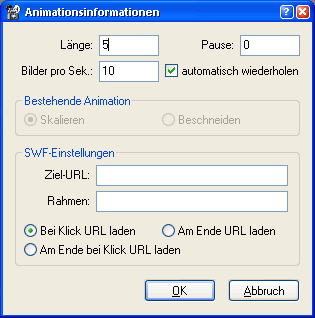 Animationsinformationen